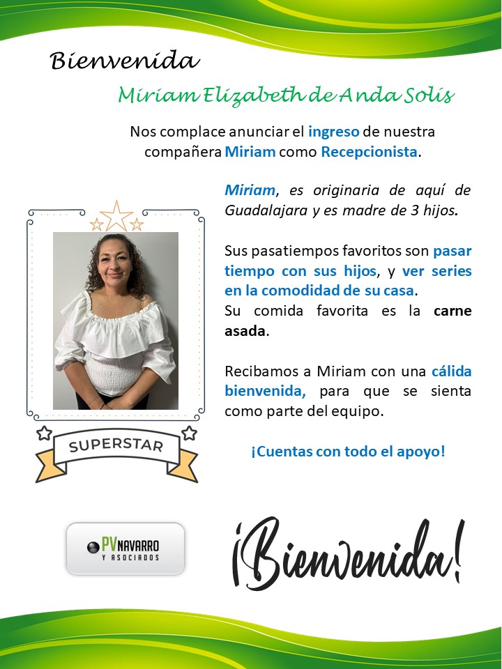 Bienvenida Miriam