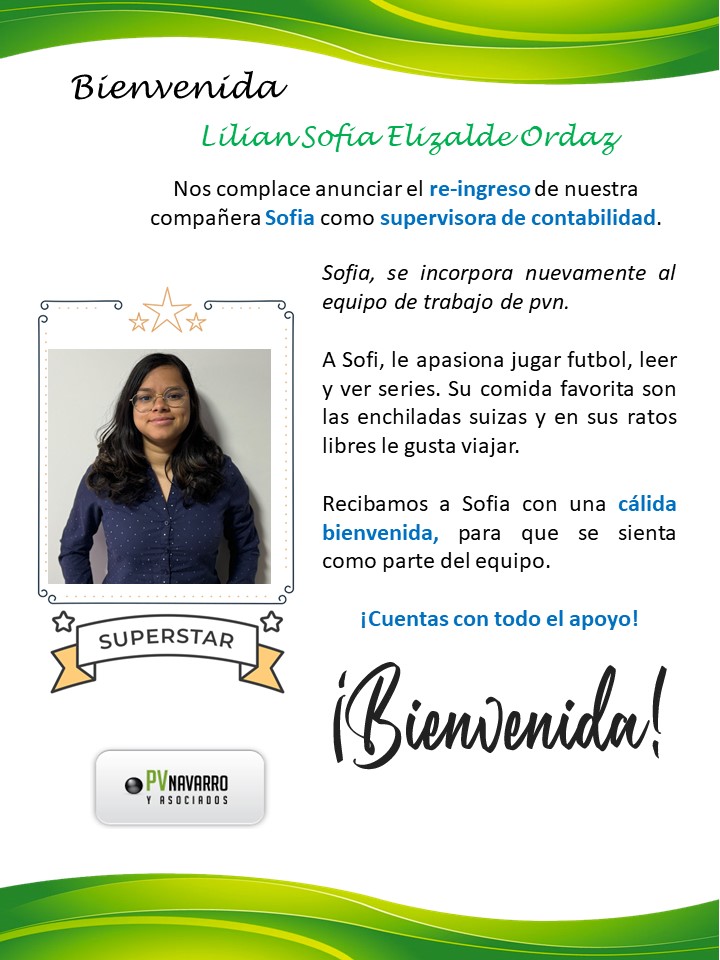 Bienvenida Sofia 1