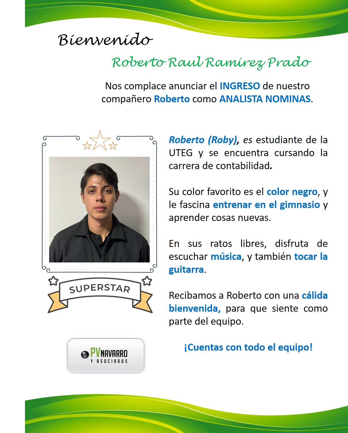Bienvenido Roberto