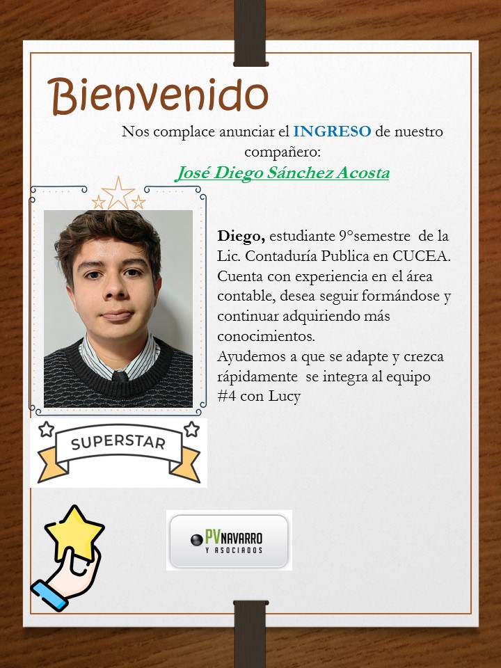 Diego Sanhcez Nuevo Ingreso