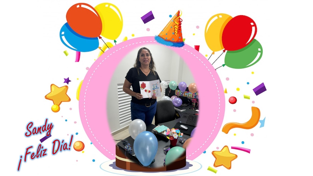 Feliz cumpleaños Sandra